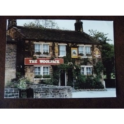 GB Yorkshire The Woolpack Pub Esholt 1980s colour postcard Emmerdale tv series