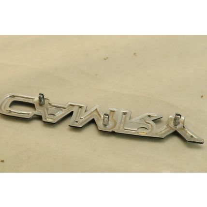 1987-1991 Toyota ‘Camry’ White Letter Plastic Trunk Emblem OEM 7140