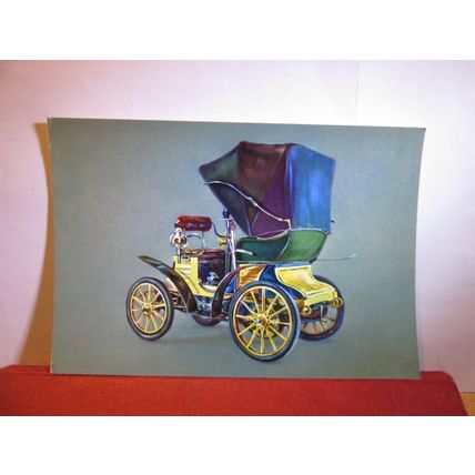 unknown veteran MOTOR car unused vintage postcard dated 1966 =
