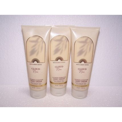 Bath & Body Works Cloud Nine Ultimate Hydration Body Cream 8 oz Lot of 3 New