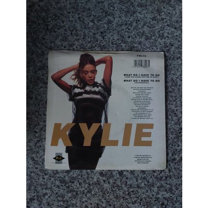 Kylie – What Do I Have To Do (PWL72) 1991 (7" Single)