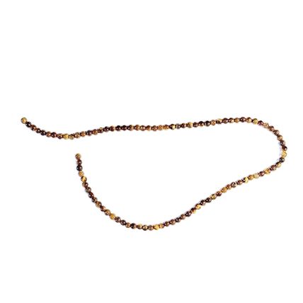 Tigers Eye 4mm Natural Stone Beads String 94 Beads 15 inches long NB7