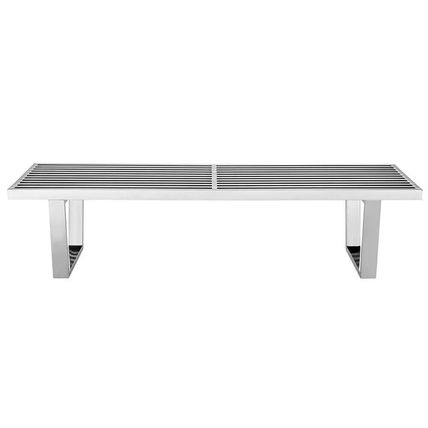 Stainless Steel Platform Bench Slotted Slat Slatted Slot 5’ Ft 4’ Ft