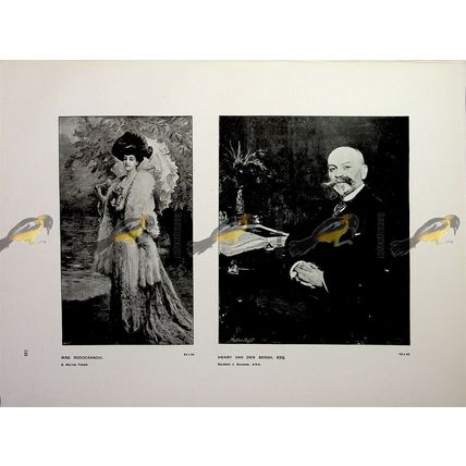 Mrs Rodocanachi & Henry Van Den Bergh, Book Illustration (Print), 1905