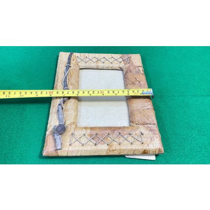 Rustic Wooden Picture Frame, Handmade Gift, 100% Natural Eco Farmhouse, Rare Fi