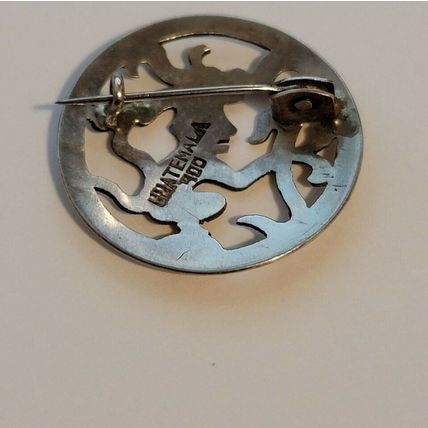 Guatemala 900 Silver Brooch