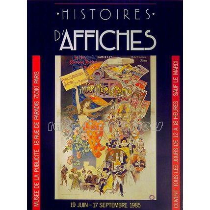 PUBLICITE ARTISTIQUES CREATIONS DE LA MAISON IMPRIMERIE CAMIS 1985 POSTER