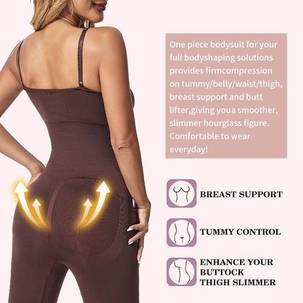 2/3 Pieces Go Seamless Full Body Tummy Control Bodysuit Shapewear Hourglass