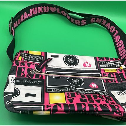 Vntg RARE Harajuku Lovers Camera Theme Gwen Stefani Crossbody Purse Handbag Bag