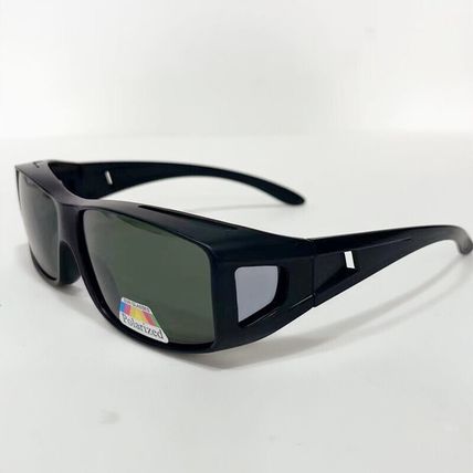 LARGE FIT OVER PRESCRIPTION GLASSES POLARIZED SUNGLASSES COVER ALL WRAP AROUND