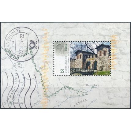 The Roman Limes - Germany 2007 - F H - MiNr BL72