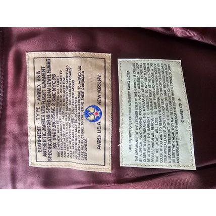 Vintage military leather jacket 2xl