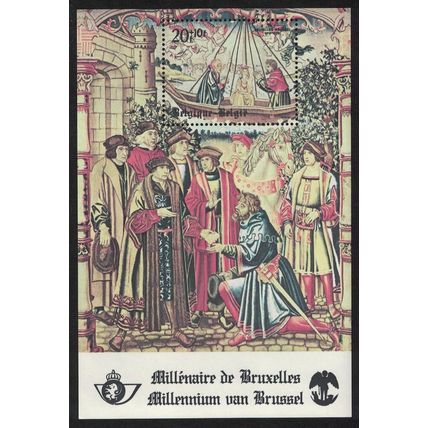 Belgium Tapestry Brussels Millenary MS 1979 MNH SG#MS2563 MI#1988