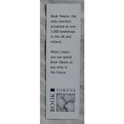 Vintage bookmark - Book Tokens - Stars
