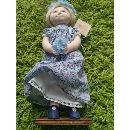 Brenda Brightmore OOAK Doll 2001 Flower Girl Blue Dress