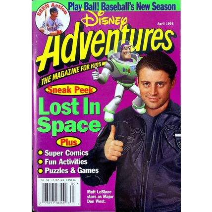DISNEY ADVENTURES: THE MAGAZINE FOR KIDS set of five 1990's issues