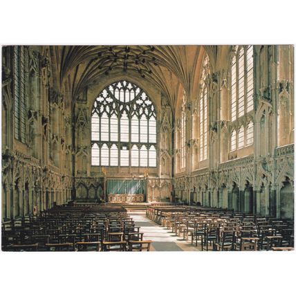 Postcards Cathedral interiors. Job lot