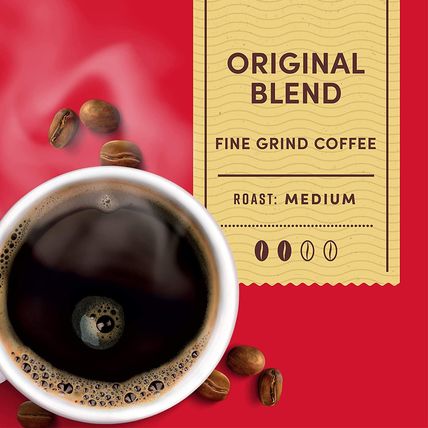 Tim Hortons Original Blend, Medium Roast Ground Coffee, Canada’S Favorite Coffee