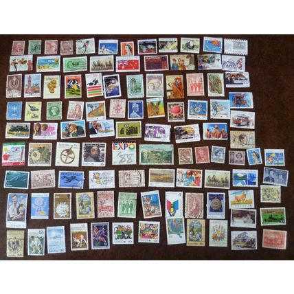 100 different Australia used postage stamps Australian (44) Mixture Collection