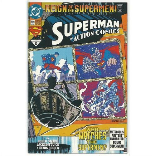ACTION COMICS : SUPERMAN # 689 ( 1993 ) REIGN OF THE SUPERMEN