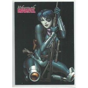 WOMEN OF MARVEL base card # 14 DOMINO (2008)