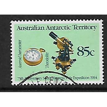 AUSTRALIA ANTARCTIC TERR 1984 85c ANEROID BAROMETER SG 62 FINE USED