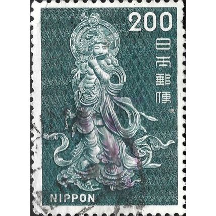 JAPAN, Goddess Bodhisattva, grey-green 1966, 200¥