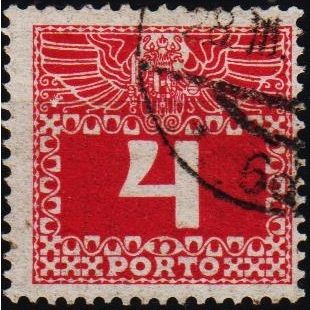 Austria. 1908 4h S.G.D212 Used