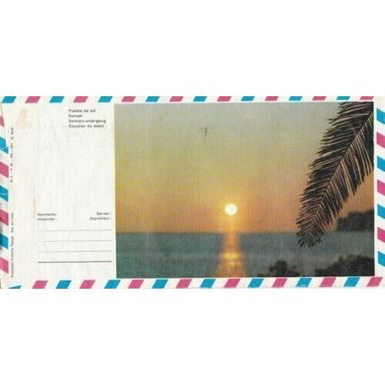 Spain 1971 Sunset Tourist Cover written VGC