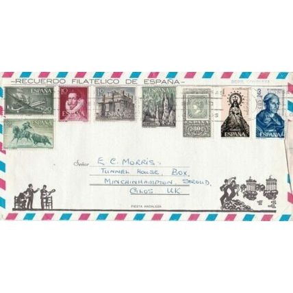 Spain 1971 Sunset Tourist Cover written VGC