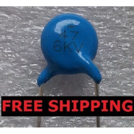 Ceramic Capacitor 47pF / 6KV (6000V)﻿ / 47 6KV. 47J 6K