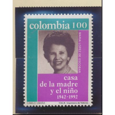 Colombia Stamp Scott #1055, Mint Never Hinged