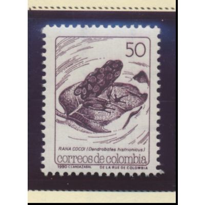 Colombia Stamp Scott #998, Mint Never Hinged