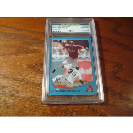 2013 Topps Update, Graded Gem Mint 10, DIDI GREGORIUS, Diamondbacks, Blue Rc