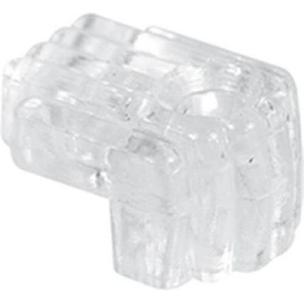 Prime-Line Small Mirror Holder Clip 20 lb. 6 pk Acrylic