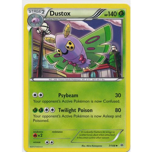 Pokemon Roaring Skies #7/108 Dustox