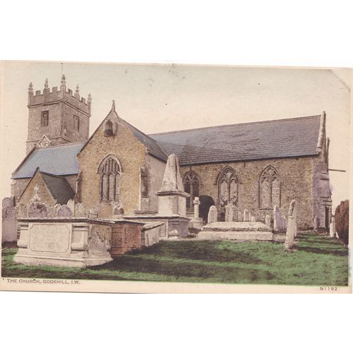 The Church Godshill Isle Of Wight Postcard (IOW75733)