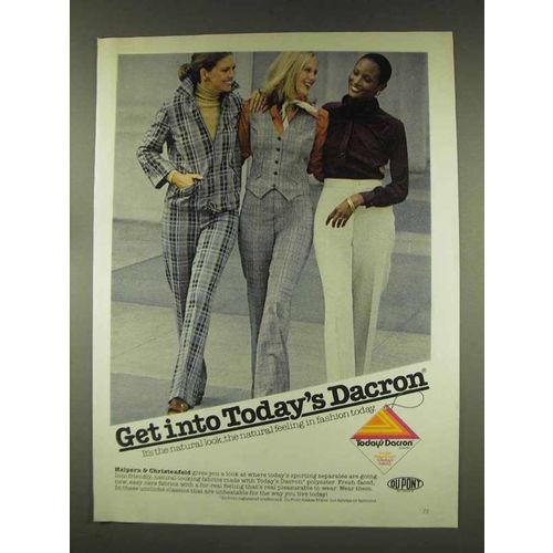 1977 Du Pont Dacron Ad - Halpern & Christenfeld