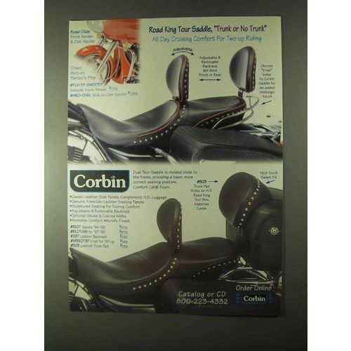 1999 Corbin Road King Tour Saddle Ad