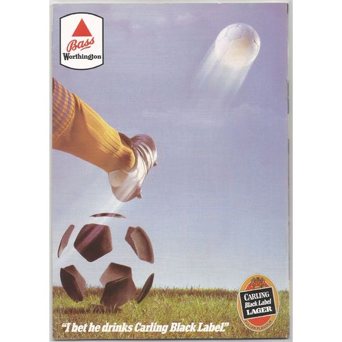 1989-90 WALSALL v ROTHERHAM UNITED (Excellent To Mint Condition - No Writing)