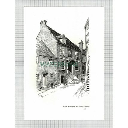 (8548) West Wycombe Buckinghamshire - c1980's Cutting