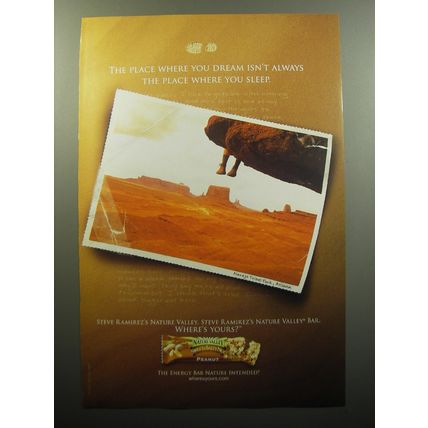 2007 Nature Valley Sweet & Salty Nut Peanut Granola Bar Ad - Where You Dream