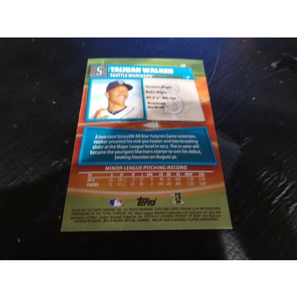 2014 Topps Stadium Club Card # 076 Taijuan Walker Near Mint (7) Seattle Mariners