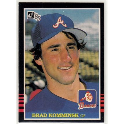 1985 Donruss baseball card 321 Brad Komminsk