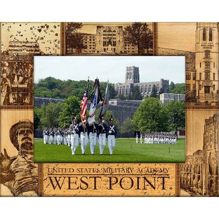 West Point United States Military Academy Engraved Wood Picture Frame (5 x 7)