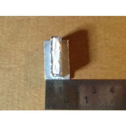 '1' Celebration Cake Silver 1:12th scale miniature