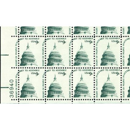 1591, MNH Misperf Misplaced Pins Freak Error Sheet of 100 Stamps - Stuart Katz
