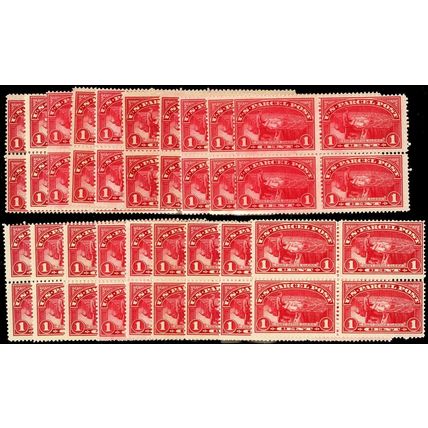 Q1, Mint F/VF NH WHOLESALE GROUP OF 76 Parcel Post Stamps CV $912 - Stuart Katz