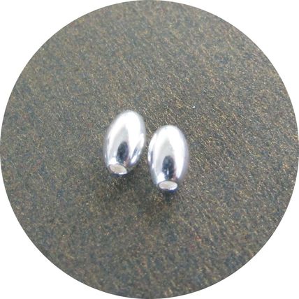 3x4.6mm Oval Beads Sterling Silver Perfect Spacer Bead Quality 3 pack sizes C25