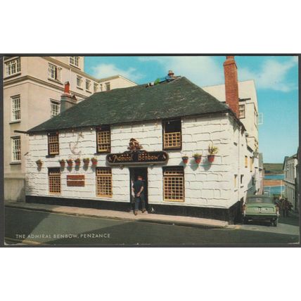 The Admiral Benbow, Penzance, Cornwall, c.1960s - Salmon Postcard